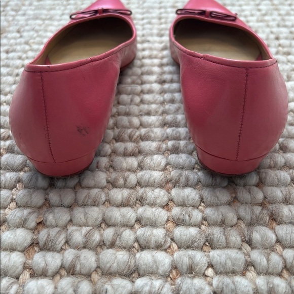 BCBGMaxAzria Pink Leather Flats - Picture 3 of 8